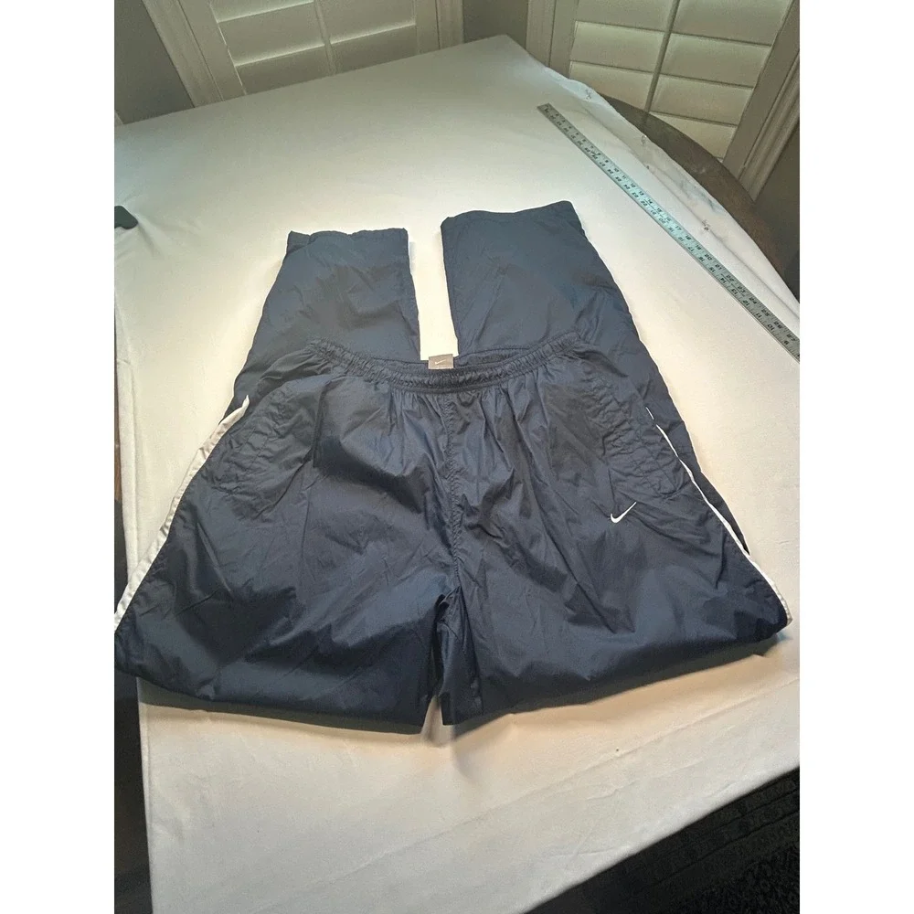 Nike Wind Pants Men XL Blue Vintage Ripstop Track Bottoms
